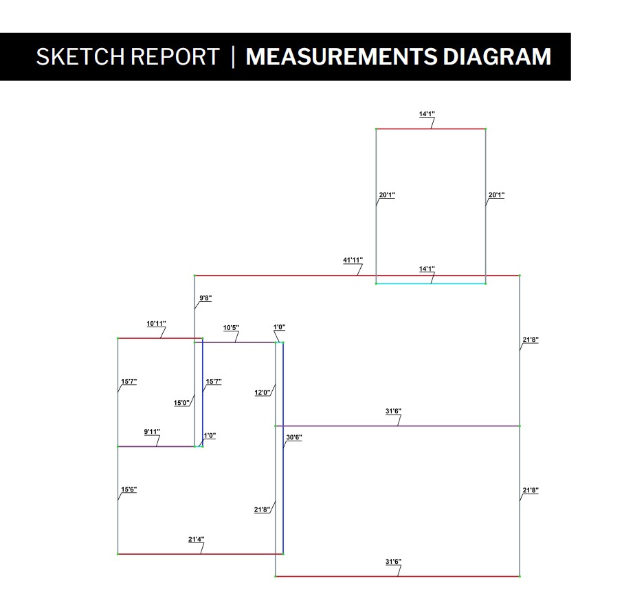 Sample RoofSnap Roof measurement reports with roof pitch