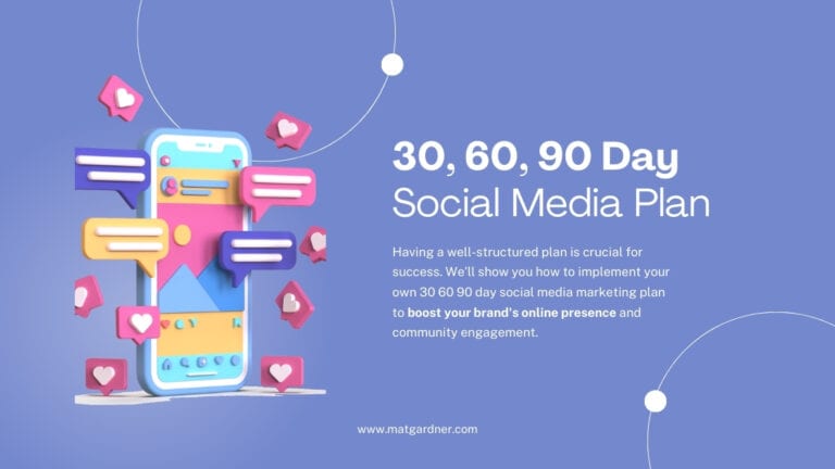 30, 60, 90 Day Social Media Marketing Plan